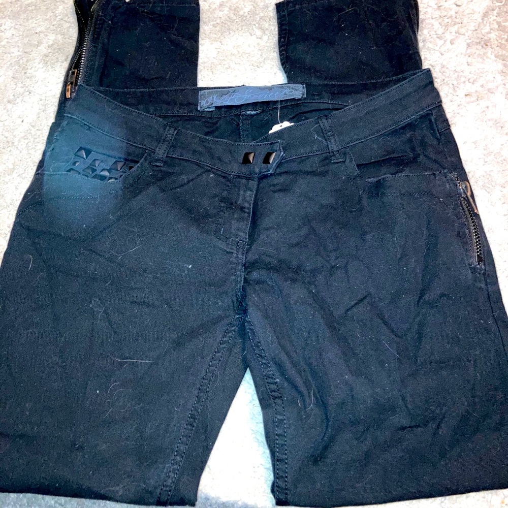 COPY - Lip service goth metal militia pants